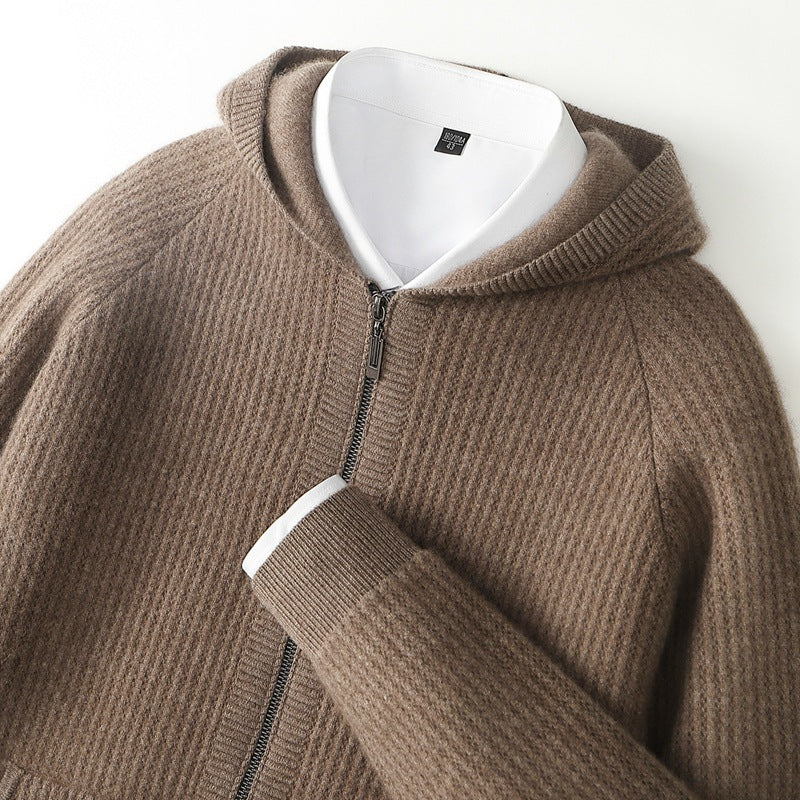 Refined Zip Hoodie Trendy for Men | Matteo