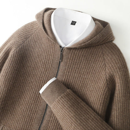 Refined Zip Hoodie Trendy for Men | Matteo