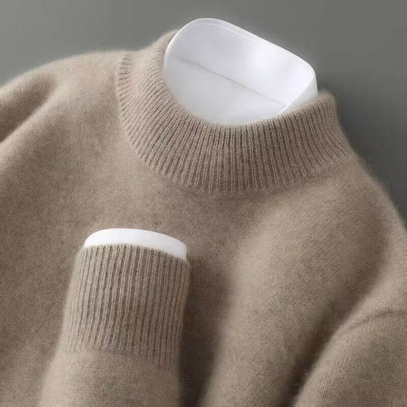 Refined Mock Neck Sweater Cozy For Men | Rowan
