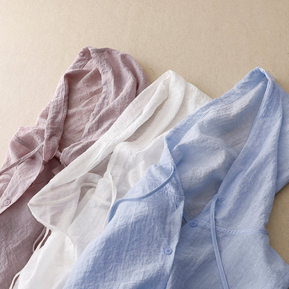 Lightweight Hooded Blouse Chic for Women | Elara
