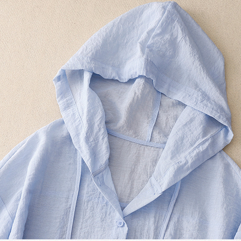 Lightweight Hooded Blouse Chic for Women | Elara