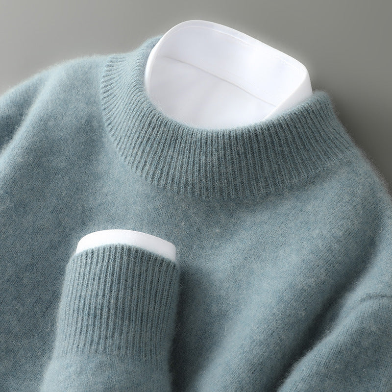 Refined Mock Neck Sweater Cozy For Men | Rowan