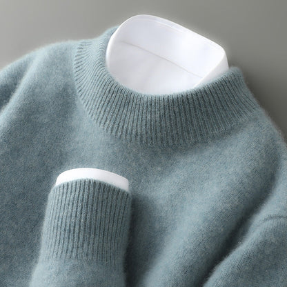 Refined Mock Neck Sweater Cozy For Men | Rowan