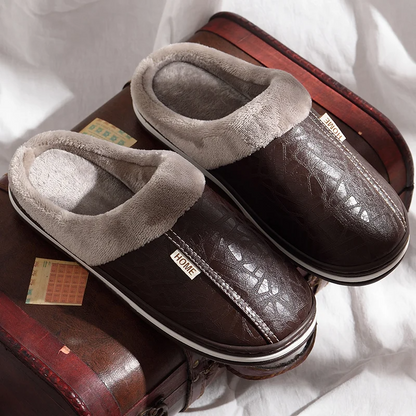 Lined Slip On Indoor Slippers Cozy For Men | Alaric