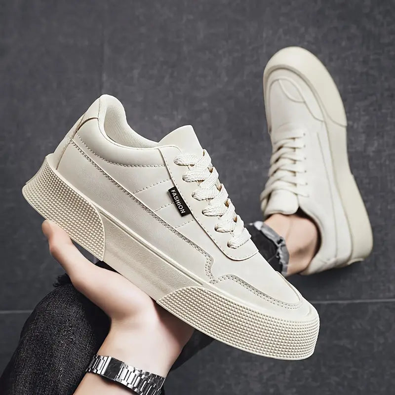 Chunky sole casual trainers for men -3