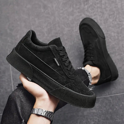 Chunky sole casual trainers for men -4