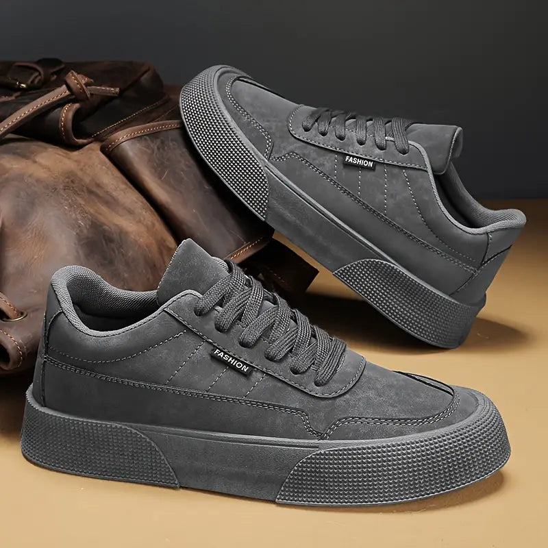 Chunky sole casual trainers for men -7