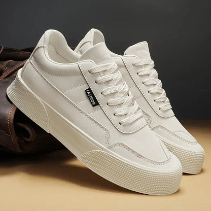 Chunky sole casual trainers for men -8