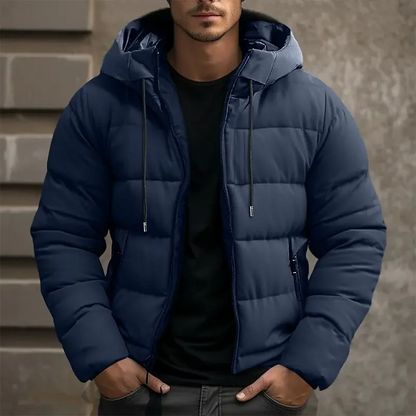 Lightweight insulated hooded puffer jacket for men -6