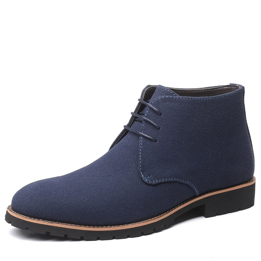 Suede Ankle Shoes -4
