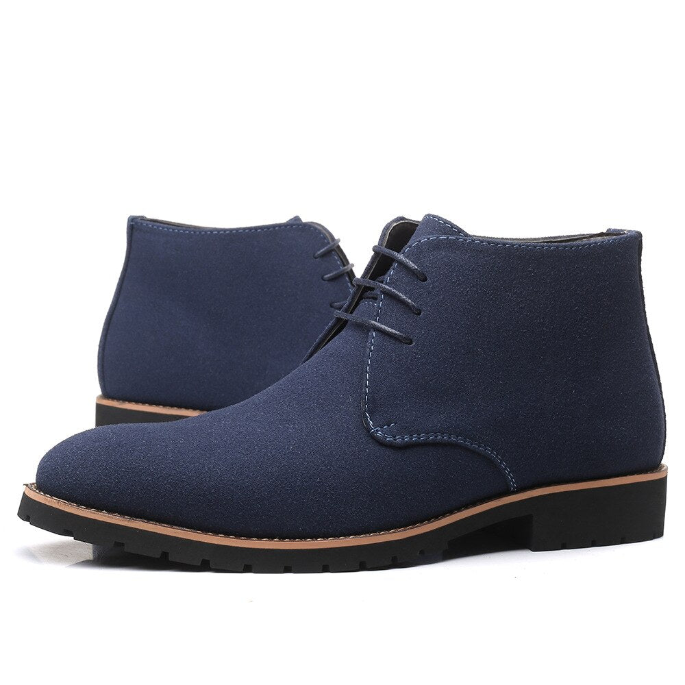 Suede Ankle Shoes -5