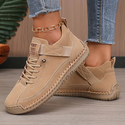 Comfort-Fit Lace-Up Trainers Modern For Women | Elowen