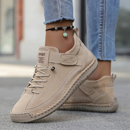 Comfort-Fit Lace-Up Trainers Modern For Women | Elowen
