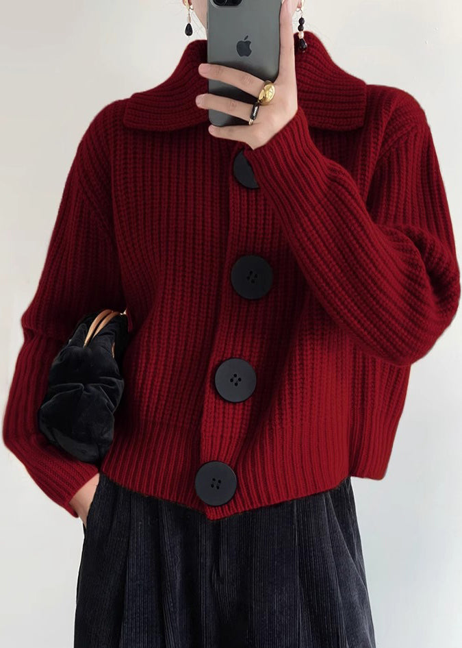 Classic button-up knit cardigan for women - 2