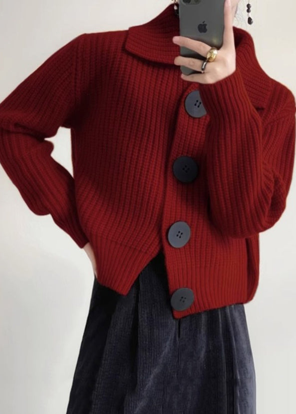 Classic button-up knit cardigan for women - 4