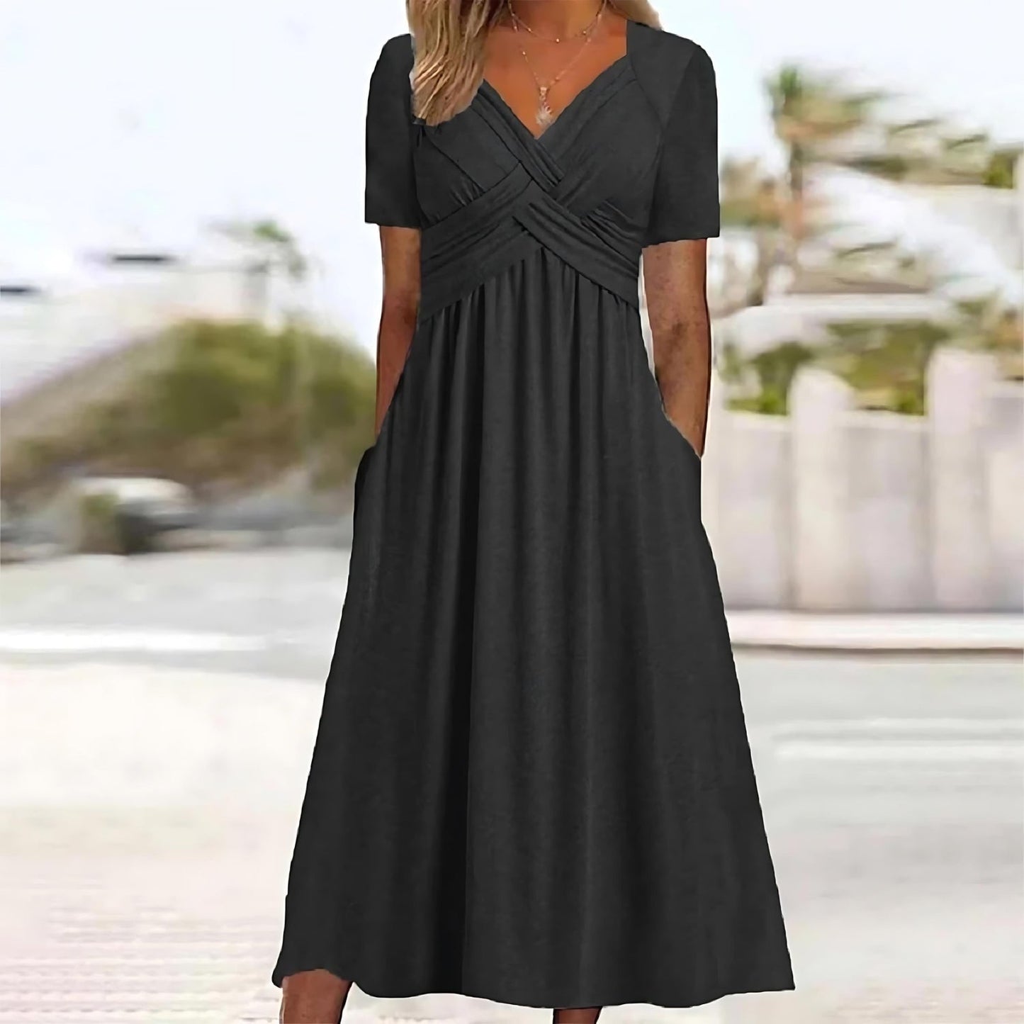 Elegant Midi Dress Chic For Women | Seraphina