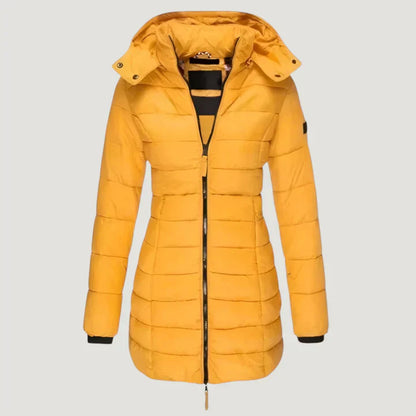 Classic warm everyday casual winter jacket for women | Noelle -6