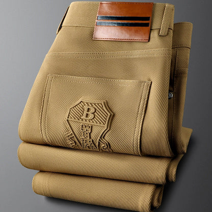 Tailored Straight Leg Trousers Versatile For Men | Valerio
