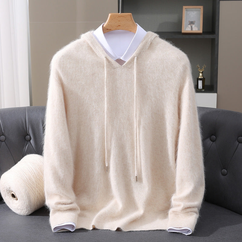 Relaxed Fit Hooded Sweater Cozy For Men | Caedmon