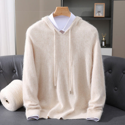 Relaxed Fit Hooded Sweater Cozy For Men | Caedmon