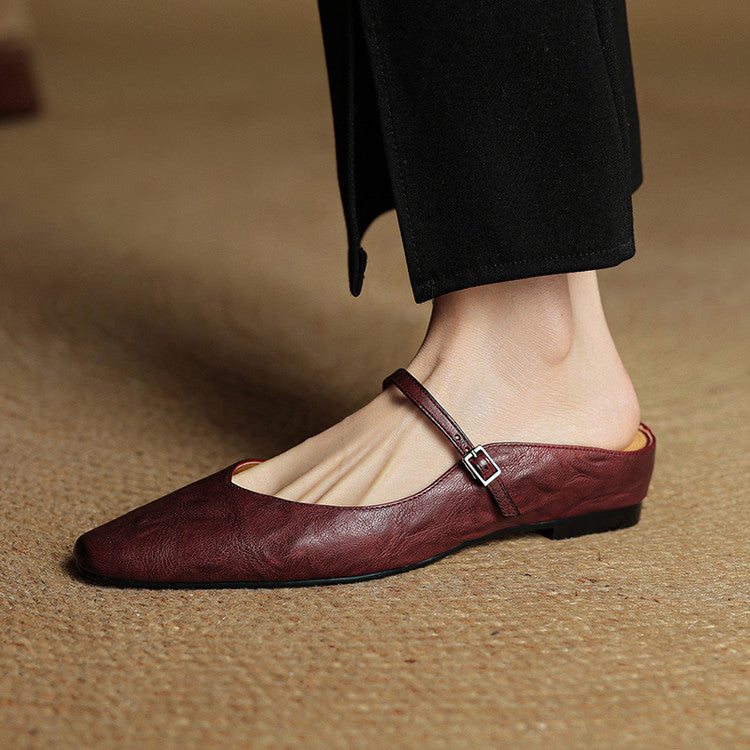 Classic leather slip-on loafers for women | Orella - 10