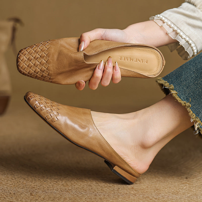 Classic leather slip-on loafers for women | Dalvi - 8