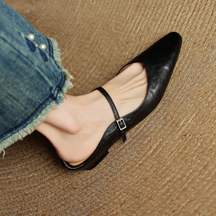 Classic leather slip-on loafers for women | Orella - 18