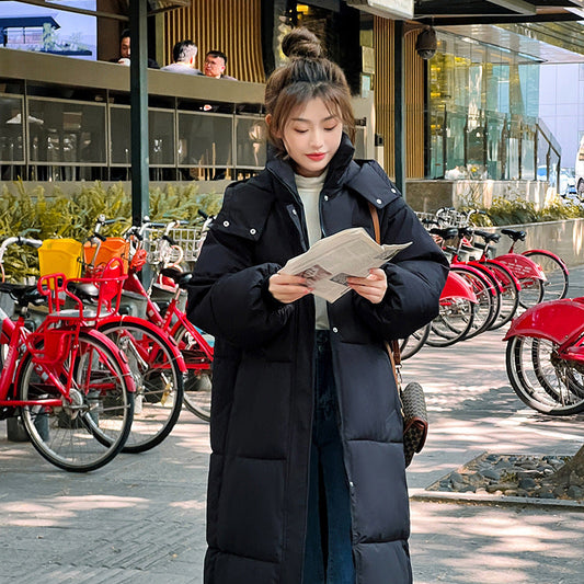 Comfortable Hooded Long Puffer Jacket Stylish For Women | Eloisa