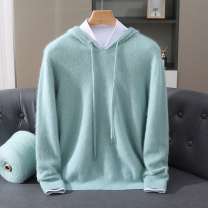 Relaxed Fit Hooded Sweater Cozy For Men | Caedmon