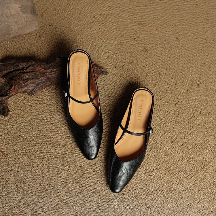 Classic leather slip-on loafers for women | Orella - 20