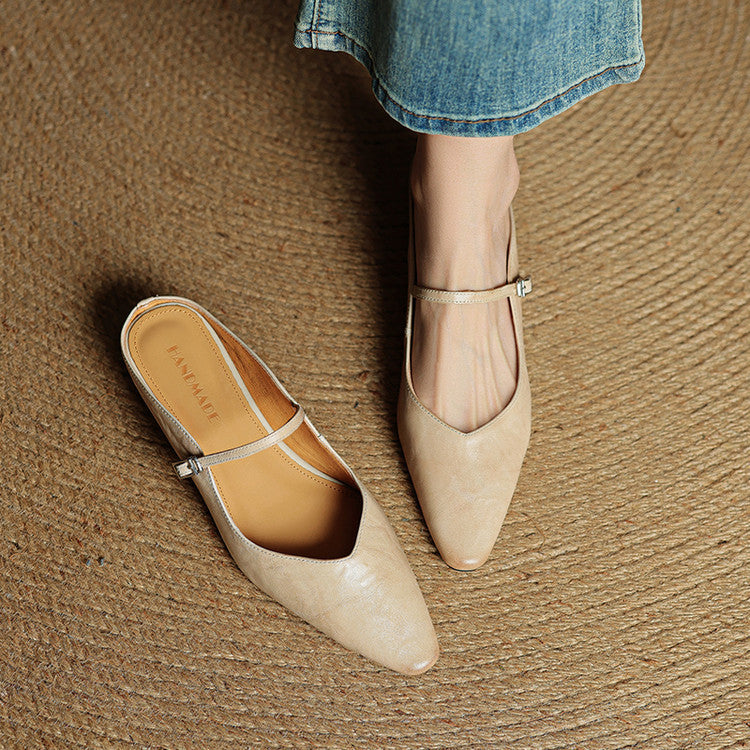 Classic leather slip-on loafers for women | Orella - 3