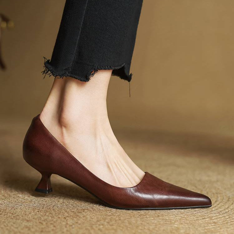 Elegant block-heel evening heels for women | Anok - 10