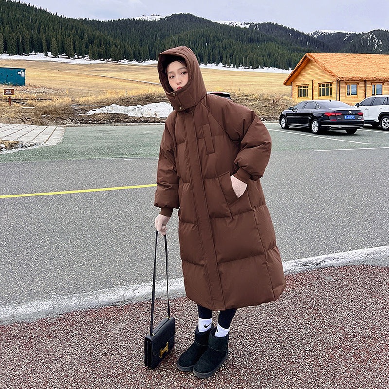 Comfortable Hooded Long Puffer Jacket Stylish For Women | Eloisa