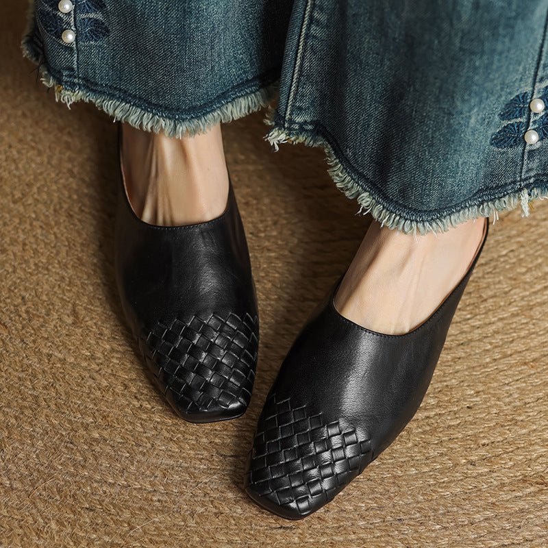 Classic leather slip-on loafers for women | Dalvi - 17