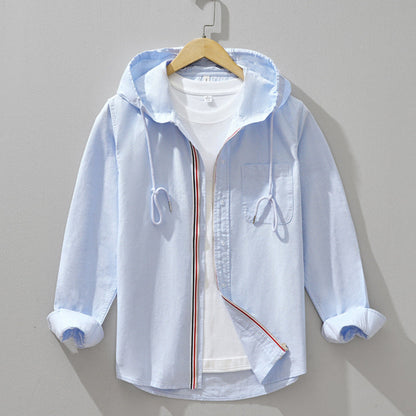 Lightweight Hooded Shirt Jacket Stylish For Men | Soren