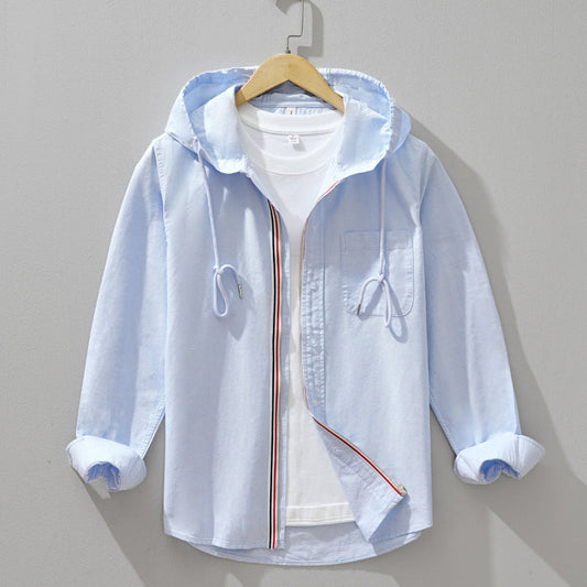 Lightweight Hooded Shirt Jacket Stylish For Men | Soren