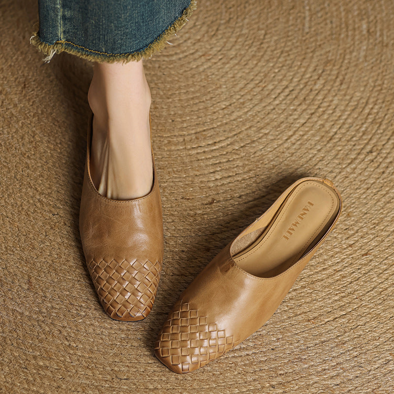 Classic leather slip-on loafers for women | Dalvi - 9