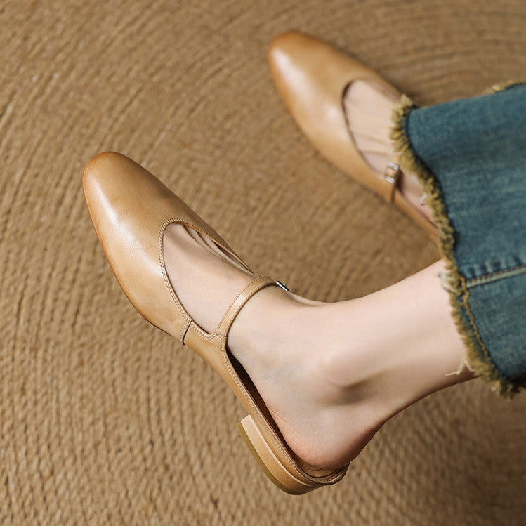 Classic leather slip-on loafers for women | Merisa - 13