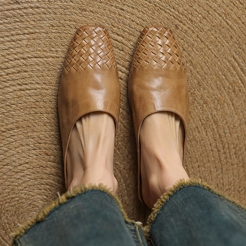 Classic leather slip-on loafers for women | Dalvi - 10