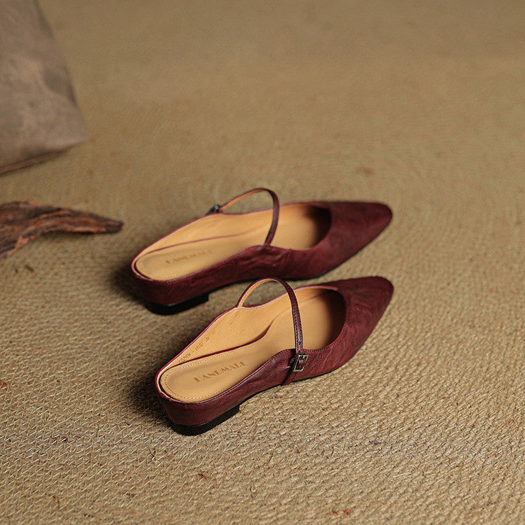 Classic leather slip-on loafers for women | Orella - 13