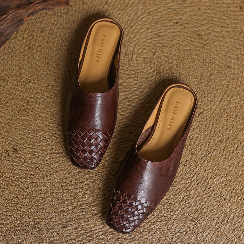 Classic leather slip-on loafers for women | Dalvi - 5