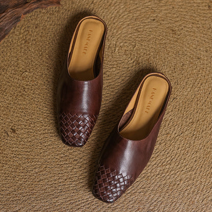 Classic leather slip-on loafers for women | Dalvi - 5