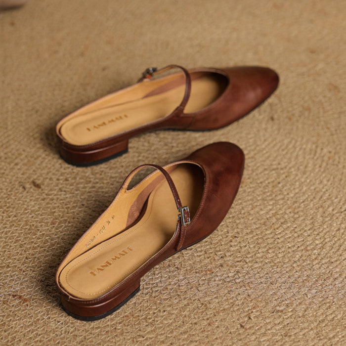 Classic leather slip-on loafers for women | Merisa - 5