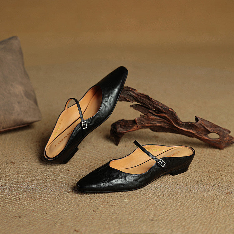Classic leather slip-on loafers for women | Orella - 21