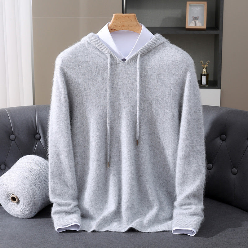 Relaxed Fit Hooded Sweater Cozy For Men | Caedmon