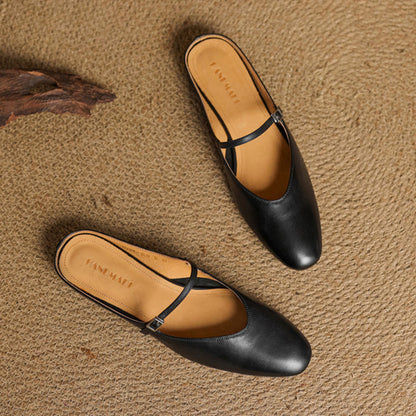 Classic leather slip-on loafers for women | Merisa - 25