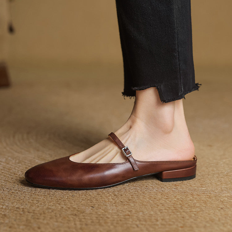 Classic leather slip-on loafers for women | Merisa - 2