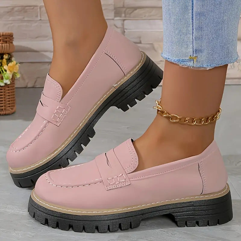 Classic Comfortable Slip On Loafers Refined For Women | Arvella