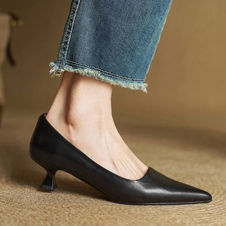 Elegant block-heel evening heels for women | Anok - 23