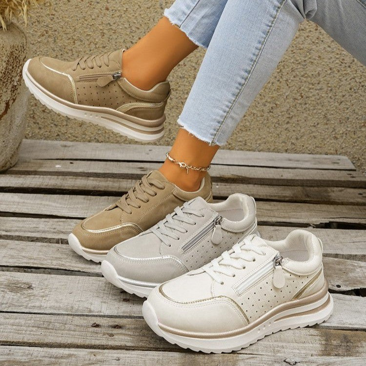 Supportive Lace Up Trainers Modern for Women | Gina